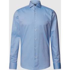 HUGO BOSS Baumwolle Hemden HUGO BOSS Hemd Regular Fit blau