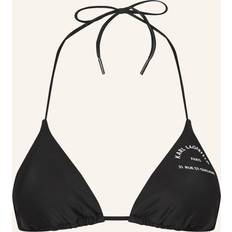 XXS Bikinioberteile Karl Lagerfeld Bikini-Oberteil Logo 230W2215 Schwarz