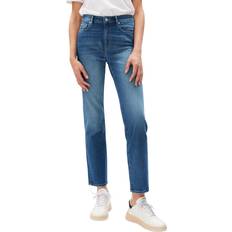 Armedangels Cenote Organic Cotton Straight Fit Mid Waist Carenaa Jeans - Blue