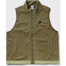 Nike Fleeced Sleeveless Jacket With Perforated Inner - Green