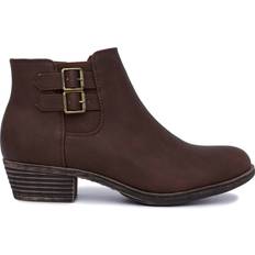 Nautica Women's Alara Buckle Heeled Booties