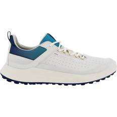 Ecco Golfschuhe ecco Core 2023 Vandtætte Herre Golfsko Uden Spikes White/White/Blue Depths/Caribbean Normal