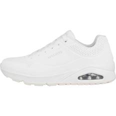 Skechers uno stand Skechers Homme Uno Stand On Air Baskets - White Durabuck Mesh