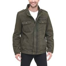 Outerwear Levi's Washed Cotton Military Jacket, Olive