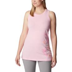 Columbia Tank Tops Columbia Women's Bluff Mesa Tank- Pink