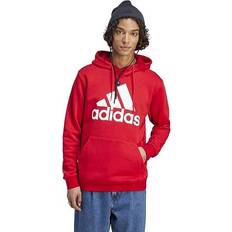 Adidas Red Sweaters Adidas Mens Long Sleeve Hoodie, Xx-large, Red Red