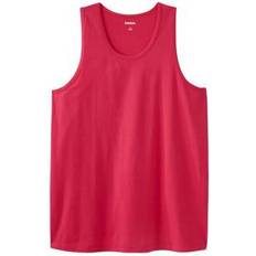 Men - Pink Tank Tops KingSize men's big & tall shrink-less lightweight tank