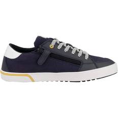 Dragkedjor Sneakers Barnskor Geox Alphabeet Low Top - Navy/Yellow