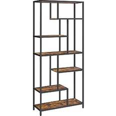 Sort Boghylder Vasagle Standing Storage Bogreol 80cm