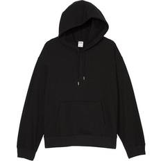 Adult Jumpers PINK Premium Fleece Oversized Hoodie - Pure Black