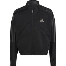 Adidas Cotton Outerwear adidas Girl's G Tsup Top Tracksuit Jacket - Black (IB3799)