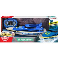 USB Radiostyrda båtar Dickie Toys RC Police Boat 201107003