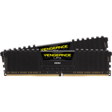 Corsair 16 GB - DDR4 RAM Memory Corsair Vengeance LPX Black DDR4 2666MHz 2x16GB (CMK32GX4M2A2666C16)