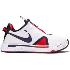 Reißverschluss Basketballschuhe Nike PG 4 USA - White/Obsidian/University Red