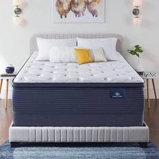Serta twin mattress Serta 15 Inch Clarks Hill Elite Plush Pillow Top Twin Polyether Mattress