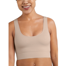 Ribbed Bras Maidenform Stretch Rib Crop Tank - Sandshell