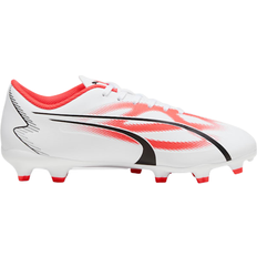 Puma Ultra Play FG AG - White/Black/Fire Orchid