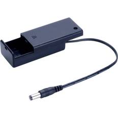 Batterier & Opladere TRU Components SBH-9VAS DC PLUG Batteriholder 1 9 V