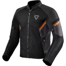 Équipement Moto Rev'it! Jacket GT-R Air Black/Neon Yellow Blouson textile