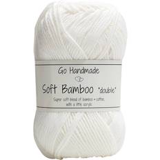 Fils et Fournitures de Couture Go Handmade Soft Bamboo Double White 17750