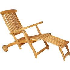 Teak dækstol Dacore TEAK Luksus dækstol m/hjul