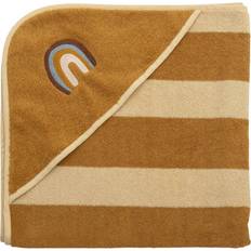Bloomingville Agnes Badehåndklæde Beige, Brun, Gul