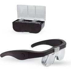 Pro LED Magnifier Glasses with 4 Lenses