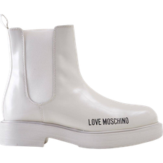 Love Moschino Boots Love Moschino Logo Chelsea - Creme