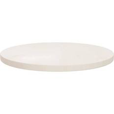 vidaXL hvid Ø50x2,5 Bordplade