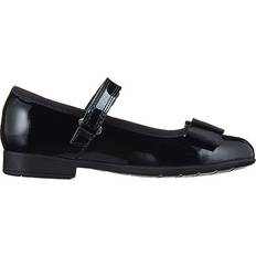 Textile Ballerinas Children's Shoes Clarks Girl's Scala Tap K Uniform Shoe - Black