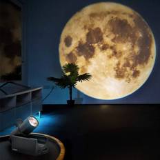 Moon lampa Barnrum MikaMax Earth Moon Projector Nattlampa