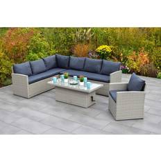 Gartenmöbel Merxx Chicago Eckset Lounge-Set