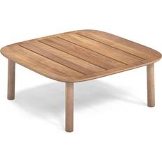 Teak Tavolini da Esterno Emu Twins Beistelltisch Niedrig 85x85 cm - Teak/LxBxH Tavolino da Esterno