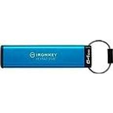 Muistikortit & USB-muistitikut Kingston Ironkey 200C 64GB USB-tikku