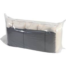 Wenko Opbevaringspose til Blødt Tøj 180 cm x 50 cm Transparent Hvid