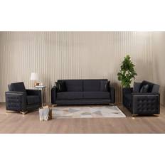 3 sofa Poco Functional set Sofa 224cm Zweisitzer, 3-Sitzer