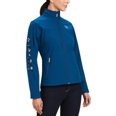 Ariat Women Jackets Ariat Women's New Team Softshell Jacket - Hydra/Night Sky Blanket