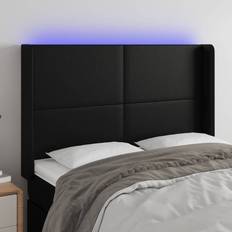 Senge & Madrasser vidaXL LED-lys kunstlæder Sengegavl