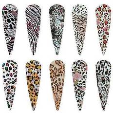 Nail Decoration & Nail Stickers Halo by Pure Nails Gel Nails Create Nail Art Foils Leopard Print