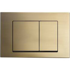 Messing Skylleknapper Swiss Madison Well Made Forever Wall Mount Dual Flush Actuator Plate