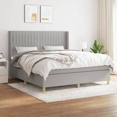 200cm Bedden vidaXL Boxspring Met Matras Stof 180x200 cm