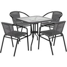 Patio Dining Sets on sale Flash Furniture Powder-coated Aluminum/ Patio Dining Set