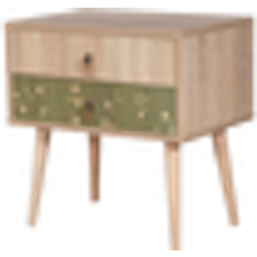 Multifärgade Sängbord Hanah Home Bertoaria Sängbord