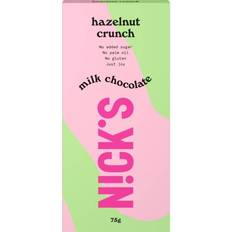 Nick's Slik & Kager Nick's Nicks Milk Chocolate Hazelnut Crunch 75 g