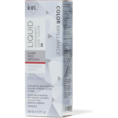 Red hair color ION 3R Dark Red Brown Permanent Liquid Hair Color Red 2