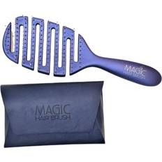 Byphasse Magic Hair Brush Blue Professional Flexible Vented Hair Brush Detangling