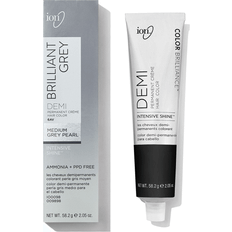 Ion demi permanent hair color ION Grey 6AV Medium Grey Pearl Demi Permanent Crème