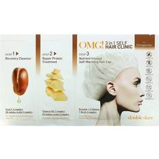 Hair Products Double Dare, OMG! 3-in-1 Self Hair Clinic, For Damaged Hair, 3 Step Kit