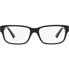 Men Glasses & Reading Glasses Prada Black PR 18ZV Pillow-frame Acetate