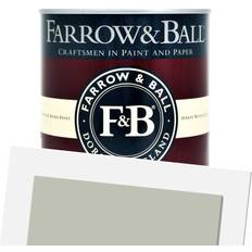 Farrow & Ball Mizzle 266 Eco Exterior Eggshell Metal Paint Grey, Green 0.75L